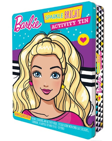 BARBIE SPARKLE BRIGHT ACTIVITY TIN