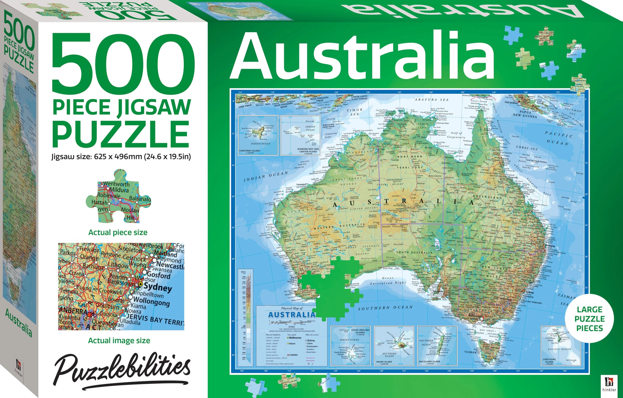 500 Piece Jigsaw Puzzle: Australia