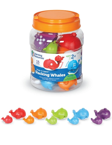 SNAP-N-LEARN STACKING  WHALES