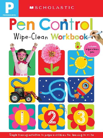 PEN CONTROL WIPE-CLEAN WORKBOOK