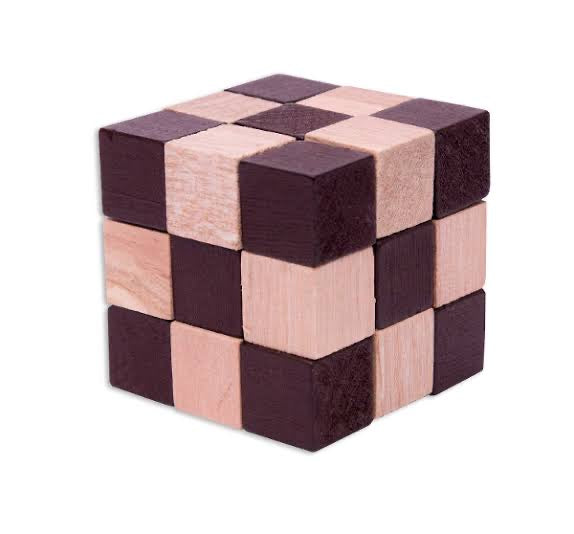 27 wooden cube sales puzzle