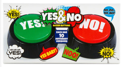 Yes & No Buzzer Buttons - Red/Green