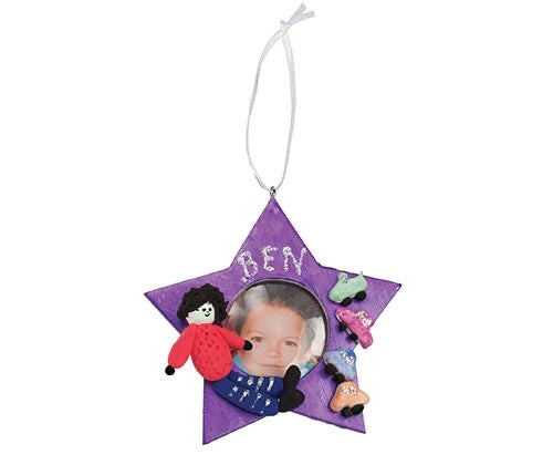 Clay Photo Frames Stars pack of 10.