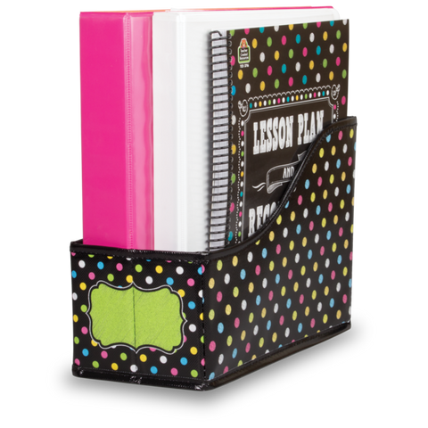 Chalkboard brights book bin