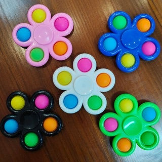Simple dimple fidget pop it spinner