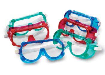 Safety Goggles Coloured Pack of 6