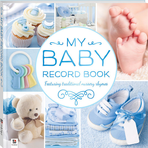 Baby Record Book Blue or pink