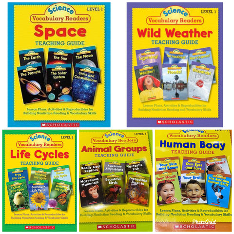 Science vocabulary readers teaching guide