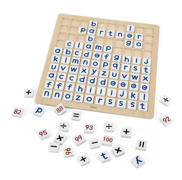 Learning Grid Alphabet and Numbers