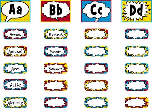 Superhero Word Wall