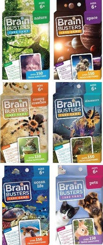 Brain Busters Card Game Pack x 6
