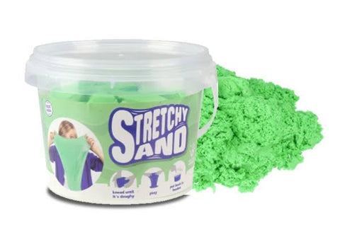 Stretchy Sand Bucket 1Kg Green