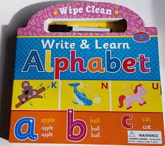Write and learn alphabet book and pen- Alphabet