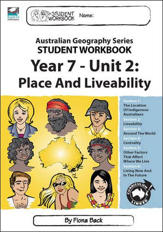 Australian Geography Series Workbook 7 - Unit 2: Place And Liveability