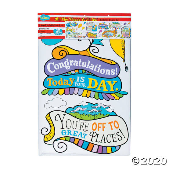 Dr. Seuss™ Oh The Places You'll Go Bulletin Board Set