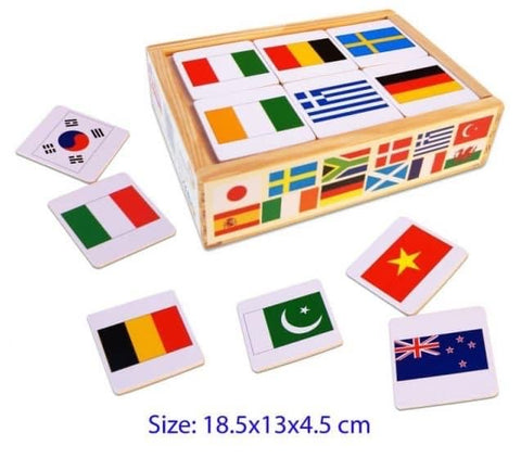 Memory flag game