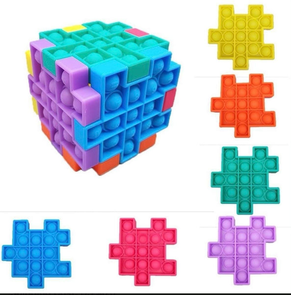 Jigsaw puzzle pop it fidget toy