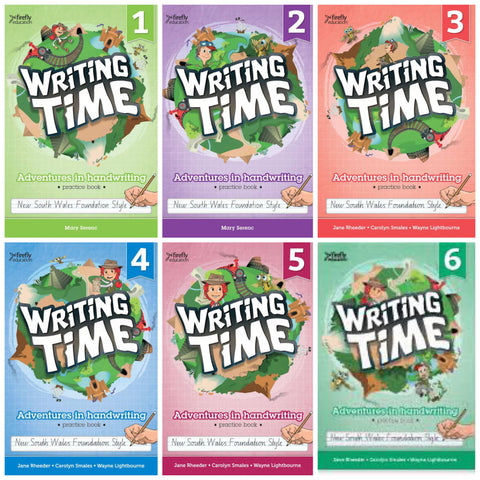 Writing Time practice books