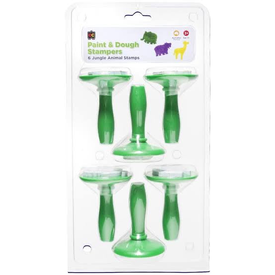 Paint stampers Jungle animals set of 6