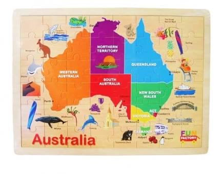 Australia Wooden jigsaw puzzle