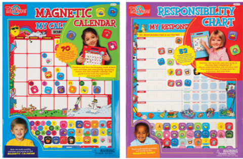 Magnetic Calendar / Responsibility Chart