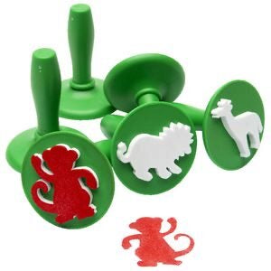 Paint stampers Jungle animals set of 6