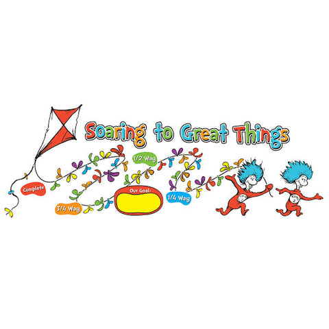 Dr Seuss Goal setting bulletin board