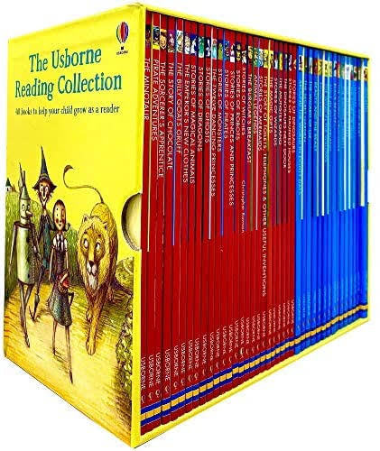 The Usborne Reading Collection 40 Books Gift Box Set Early Readers