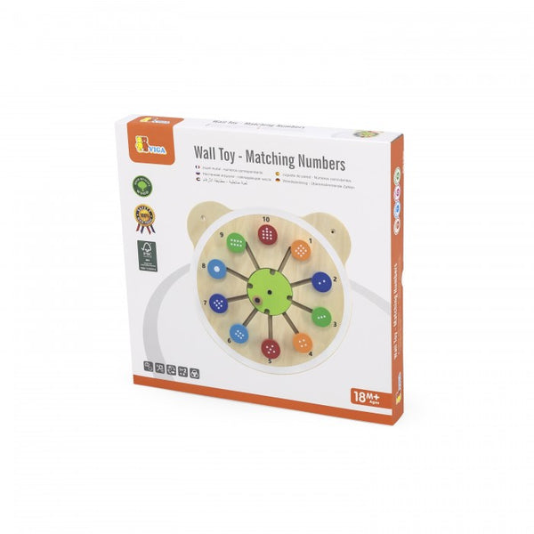Matching Numbers Wall Toy