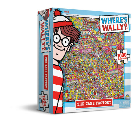 Wheres Wally 1000 Pce Puzzle The Cake Factory