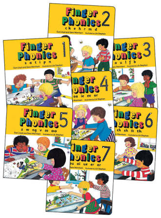 Finger Phonics Board books set 1-7.