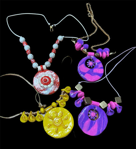 Handmade children’s necklace.