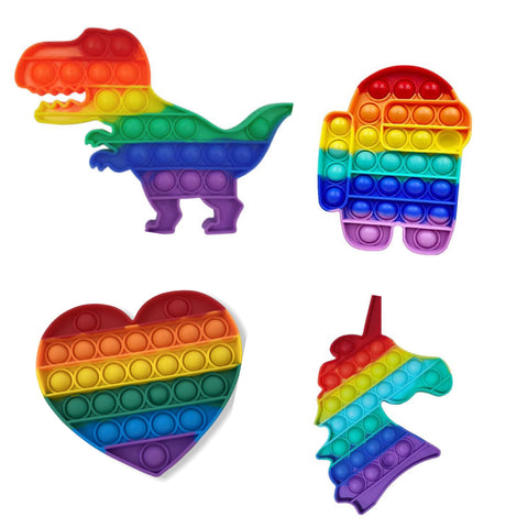 Pop it rainbow fidget toy