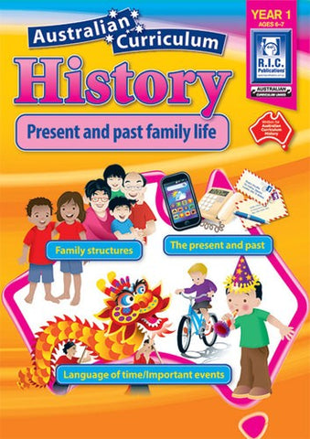 Australian Curriculum History Year 1 level